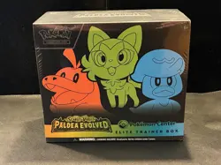 Pokemon Center Paldea Evolved ETB Scarlet & Violet TCG Factory Sealed With Case - Image 1