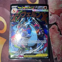 Pokemon Mega Charizard X ex 023 Phantasmal Flames UPC Promo Holo Mega SEALED NEW - Image 1