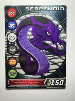 Bakugan Series HSP - BA077 HSP Gate Card - Serpenoid - Image 1