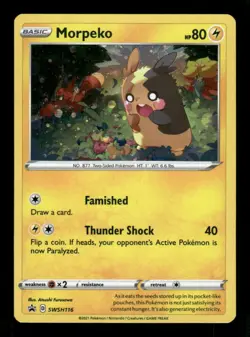 MORPEKO SWSH116 HOLO PROMO SWORD & SHIELD PROMO POKEMON MP - Image 1