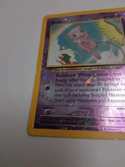 Pokemon 2001 Southern Islands Promo Reverse Holo Mew 1/18 - Image 5