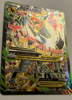 Pokemon TCG M Houndoom EX Full Art 154/162 Breakthrough Ultra Rare NM-/LP+ - Image 2