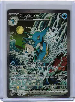 Pokemon Kingdra ex EN SVP131 Black Star Promo NM-Mint or Better - Image 1