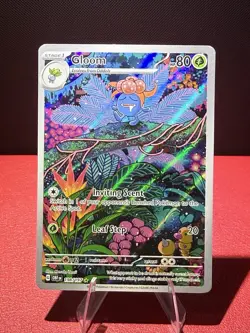 Pokemon TCG Gloom 198/197 SV03 Obsidian Flames Secret Rare Full Art Holo - Image 1