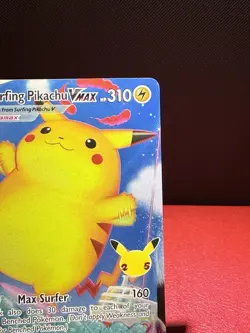 Pokemon TCG Surfing Pikachu VMAX 009/025 Celebrations Ultra Rare Holo English - Image 2