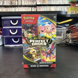 Pokemon TCG Mega Evolution Perfect Order Booster Bundle Factory Sealed - Image 1