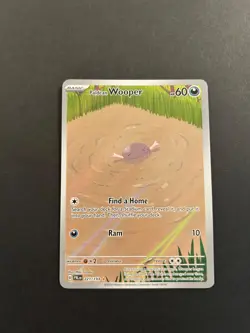 Pokemon Paldean Wooper 221/193 Paldea Evolved Illustration Rare Holo - NM - Image 1