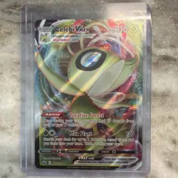 2021 Pokemon CELEBI VMAX #008/198 Chilling Reign Ultra Rare English - Image 1