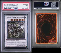 Scrap Twin Dragon #EN044 2010 Yu-Gi-Oh! Starstrike Blast Ultimate Rare PSA 9 - Image 3