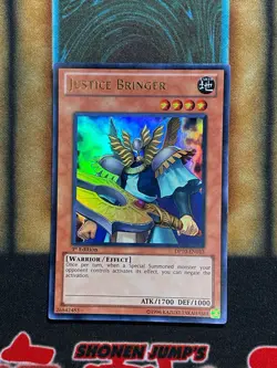Yugioh Justice Bringer DP10-EN013 Ultra Rare 1st Ed NM - Image 1