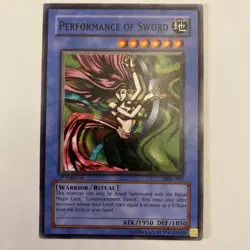 Yu-Gi-Oh! TCG Performance of Sword Magic Ruler MRL-067 1st Edition Common - NM - Image 1