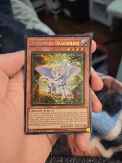 Yugioh Lightsworn Dragonling MP25-EN066 1st Prismatic Secret Rare - Image 1