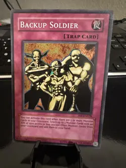 Yugioh Backup Soldier PSV-EN028 Super Rare 25th Anniversary LP - Image 1