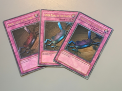 yugioh 3X Seven Tools of the Bandit MRD-129 Moderately played play set - Image 2