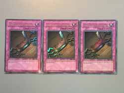 yugioh 3X Seven Tools of the Bandit MRD-129 Moderately played play set - Image 3