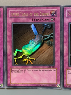 yugioh 3X Seven Tools of the Bandit MRD-129 Moderately played play set - Image 5