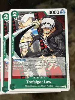 [x4] Trafalgar Law | OP02-035 | Playset | LP | ENGLISH | OP TCG | ONE PIECE - Image 2