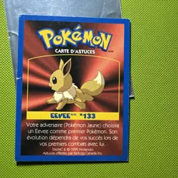 Pokemon: EEVEE #133 [Game Tip Card] - [Kellogg's Canada Cereal Promo (1999)] MP - Image 2
