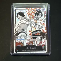 Luffy and Ace Parallel Alt Art Leader ST30 English NM - Image 2