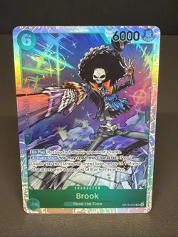 Brook OP15-032 Super Rare Adventure on Kami's Island One Piece Foil - Image 1
