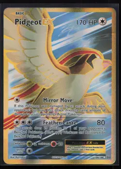 Pidgeot EX (Full Art) 104/108 XY - Evolutions Pokemon TCG Card - Image 1