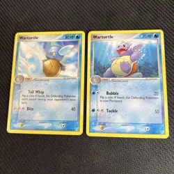 Wartortle 42/100 43/100 EX Crystal Guardians Pokemon Card English 2 - Image 1
