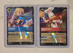 Disney Lorcana Magical Places Epcot 2026 Rapunzel & Donald Duck Promo Card - Image 1