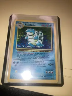 Pokemon Blastoise Base Set Holo Rare Card 2/102 1999 Vintage WOTC - LP - Image 1