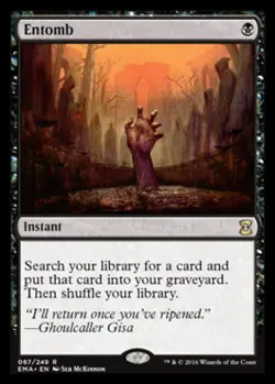 Entomb - Damaged / Poor MTG Eternal Masters - Image 1