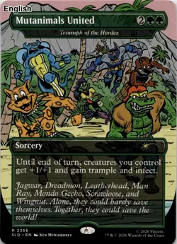 Mutanimals United - Triumph of the Hordes Secret Lair Drop Series [SLD - 2366... - Image 1