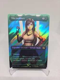 Tifa Lockhart (Borderless) (Surge Foil) Final Fantasy Foil - Image 1