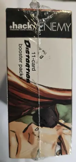 DOT HACK ENEMY TCG CCG DISTORTION BOOSTER BOX TRADING CARD GAME 30 PACK SEALED - Image 2