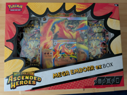 Pokemon TCG Mega Evolution—Ascended Heroes Mega Emboar ex Box Please Read... - Image 1