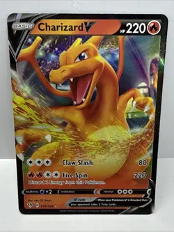 Pokemon Charizard v Holo Ultra Rare Darkness Ablaze 19/189 - Image 1
