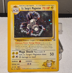 Wizards of the Coast Lt. Surge's Magneton 8/132 Holo Rare EN 70HP - Image 1