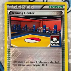 Training Center 102/111 Pokemon League Promo Crosshatch Holo XY Pokemon Card NM - Image 2