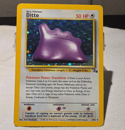 Wizards of the Coast Ditto 3/62 Fossil Holo Rare 1999 EN 50HP - Image 1