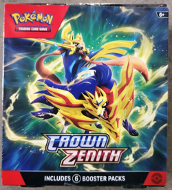 Pokemon TCG Crown Zenith Booster Bundle - 6 Pack 820650858963 - Image 1