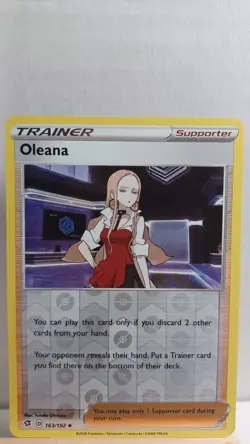Oleana [LP] - Pokemon TCG Rebel Clash 163/192 [Reverse Holo Uncommon] - Image 1