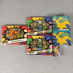 Pokemon TCG Ascended Heroes ETB Emboar Ex Deluxe Pin Box Booster Bundle 6pc Lot - Image 1