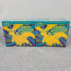 Pokemon TCG Ascended Heroes ETB Emboar Ex Deluxe Pin Box Booster Bundle 6pc Lot - Image 2