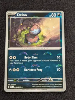 Deino 065/086 - Poke ball Reverse Holo - White Flare Pokemon - Image 1