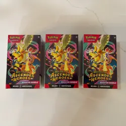 Pokemon- Ascended Heroes Booster Bundle - Lot of 3 Sealed New - Image 1