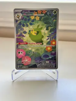 Pokemon Swadloon 088/086 Illustration Rare Sv: White Flare NM/M+ - Image 1