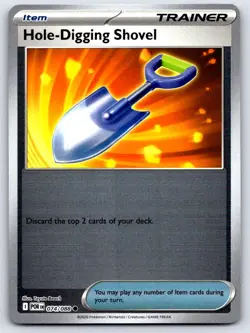 HOLE-DIGGING SHOVEL 074/088 REVERSE HOLO PERFECT ORDER POKEMON NEAR MINT - Image 1