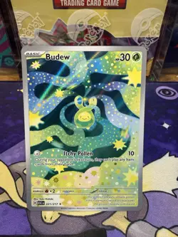 Pokemon TCG Budew 221/217 Illustration Rare IR Ascended Heroes NM/M - Image 1