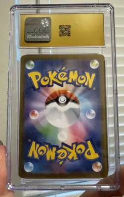 Pokemon Roaring Moon ex 218/187 Sv8a Terastal Fest ex SAR Holo JPN CGC 10 - Image 2