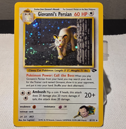 Wizards of the Coast Giovanni's Persian 8/132 Gym Challenge Holo Rare - Image 1