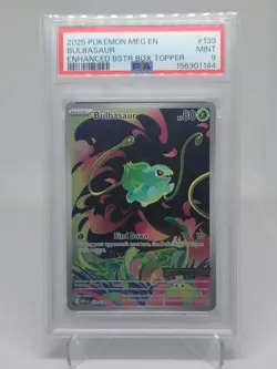 Bulbasaur 133/132 Mega Evolution 2025 Pokemon TCG PSA 9 - Image 1
