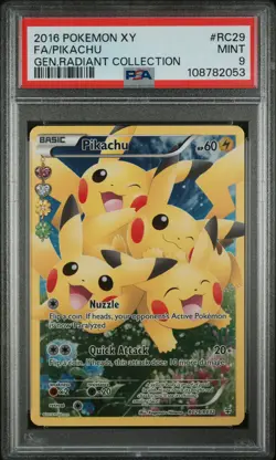 Pikachu RC29/83 Generations Radiant Collection Pokemon PSA 9 - Image 1
